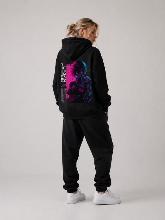 NEON SHADOW – Oversized Anime Hoodie